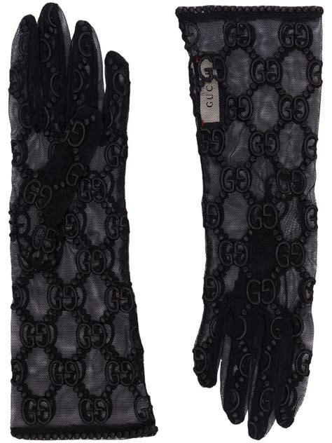 gucci black lace gloves|Gucci hat clearance.